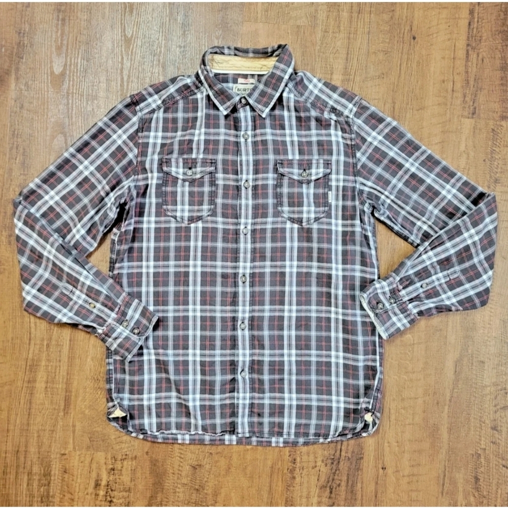 Burton plaid flannel shirt